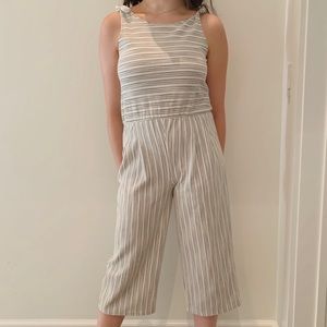 Stripped Jumpsuit - Zara
